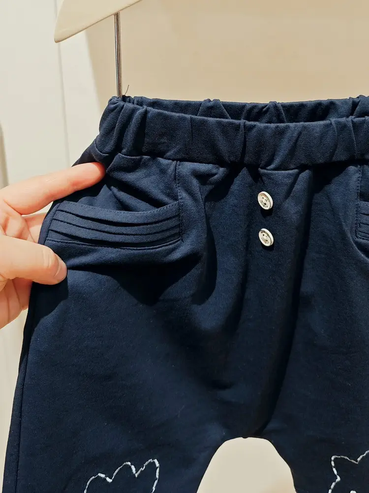 Alu Small Umbrella Summer Kids Shorts Navy Blue — feature 19