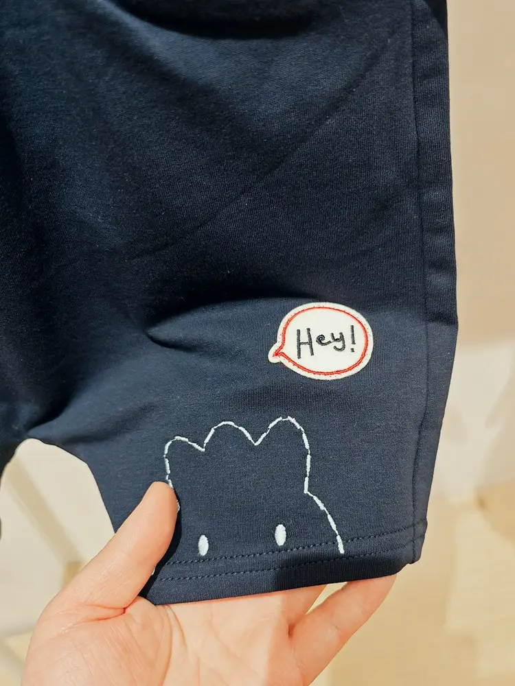 Alu Small Umbrella Summer Kids Shorts Navy Blue — feature 20