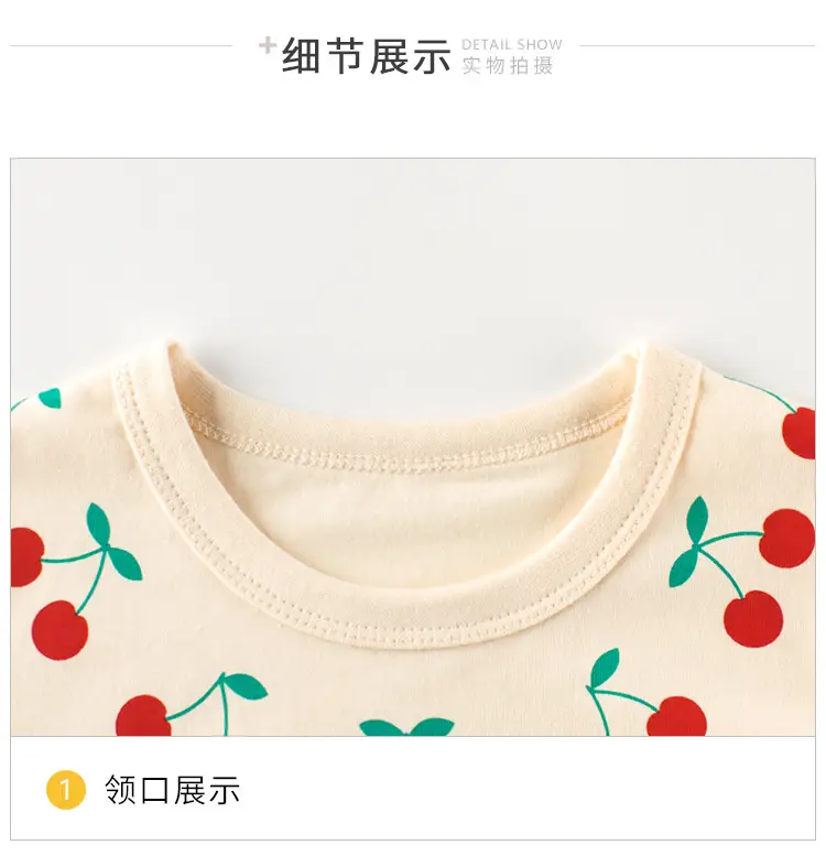 Women Printed T-Shirt Cream Short Sleeve Summer — feature 5