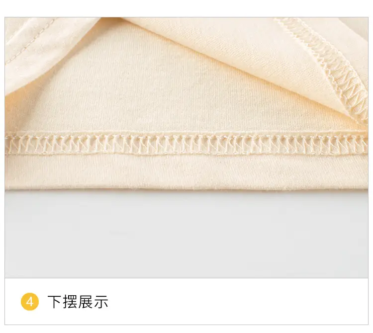 Women Printed T-Shirt Cream Short Sleeve Summer — feature 8