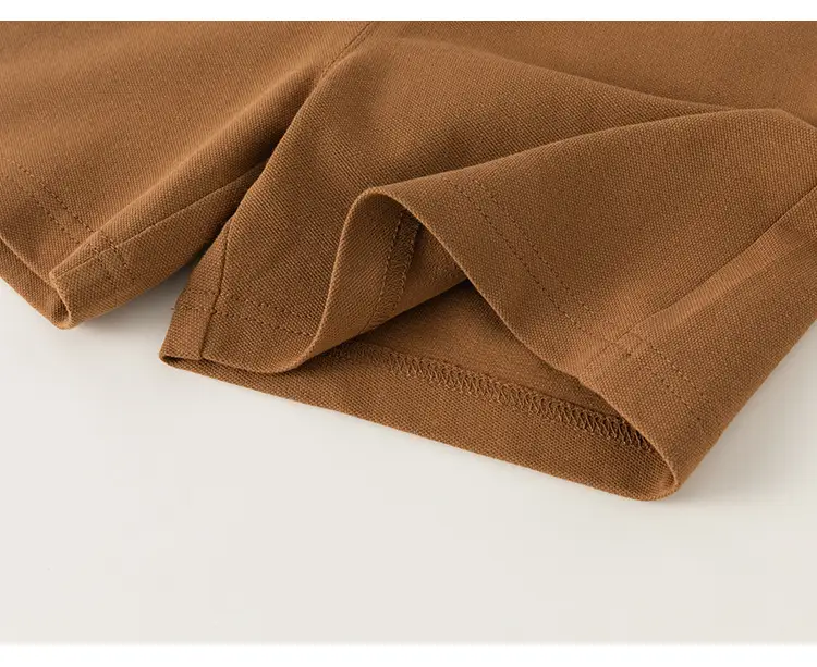 Yubao Kids Polo Skirt Set Cream Brown Summer — feature 30