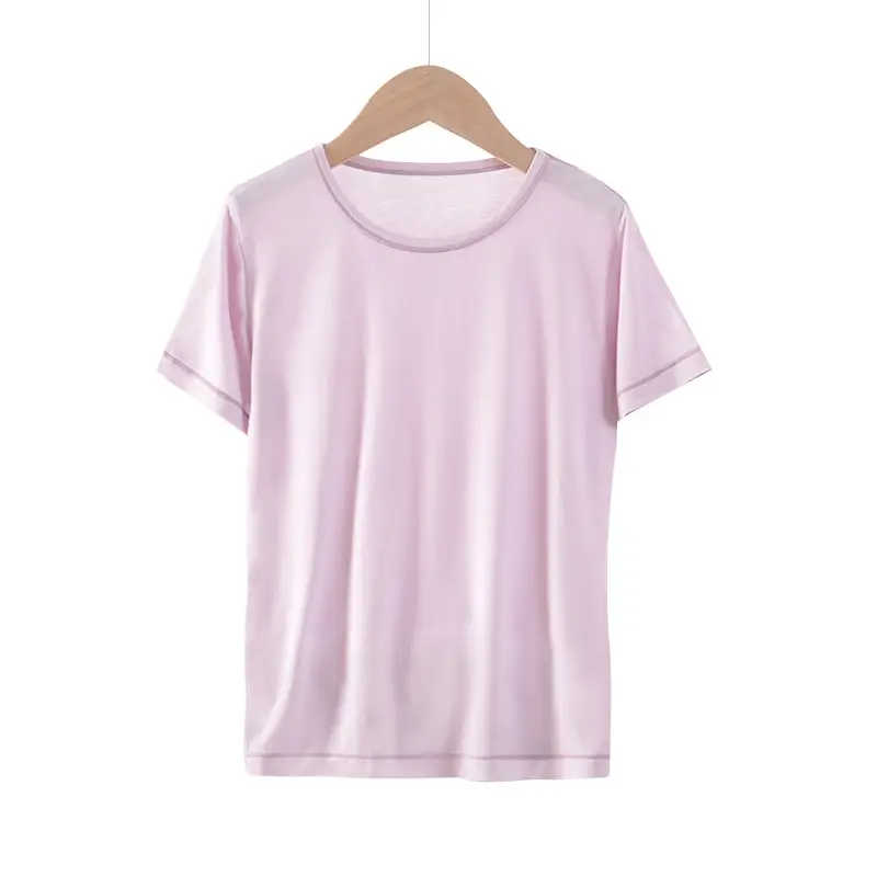 Children's Short Sleeve T-Shirt Grey Net Summer Wear