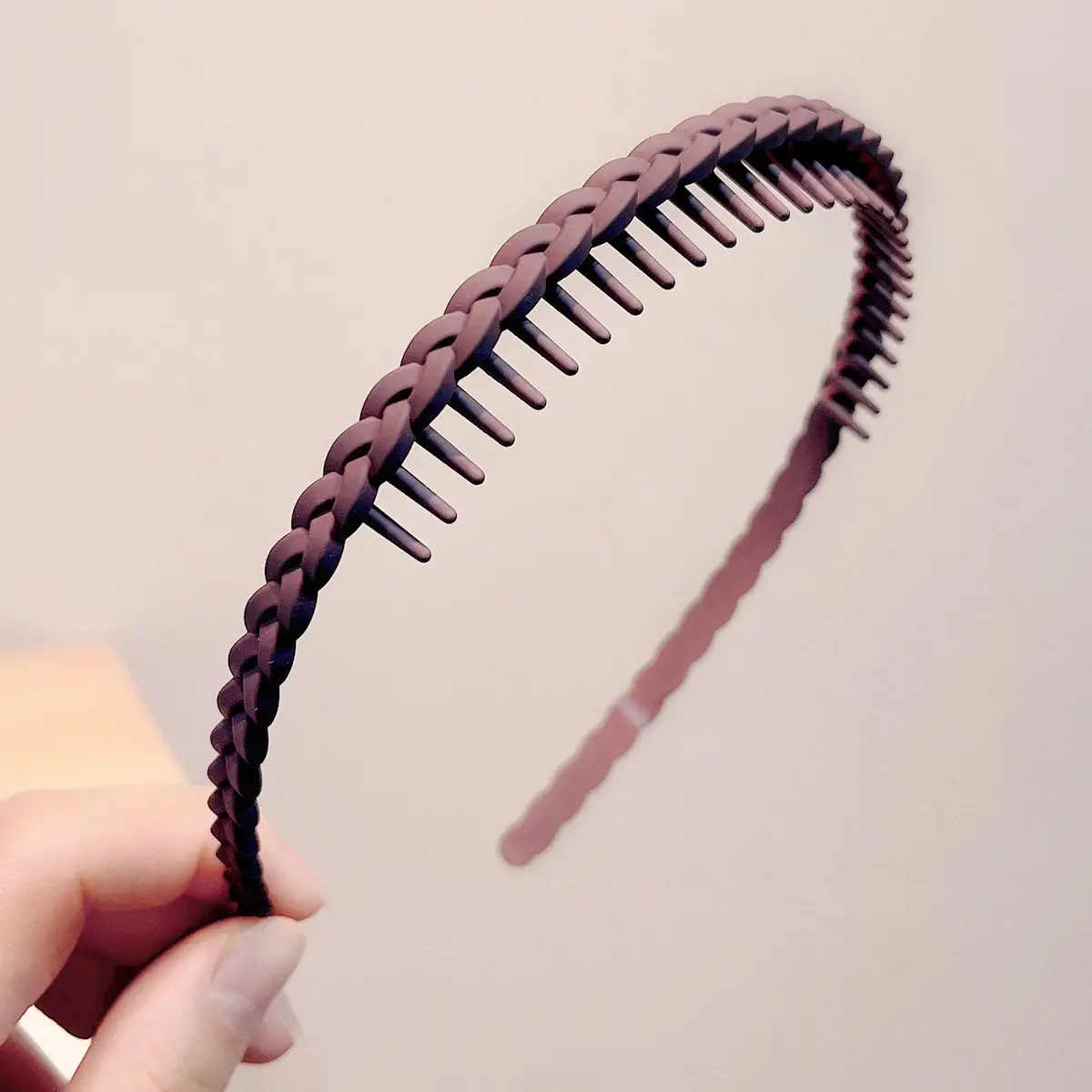 Color Frosted Toothed Hairbands for Women - Image 10