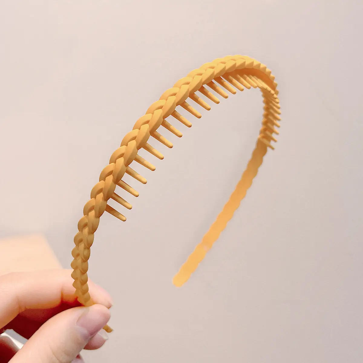 Color Frosted Toothed Hairbands for Women - Image 4