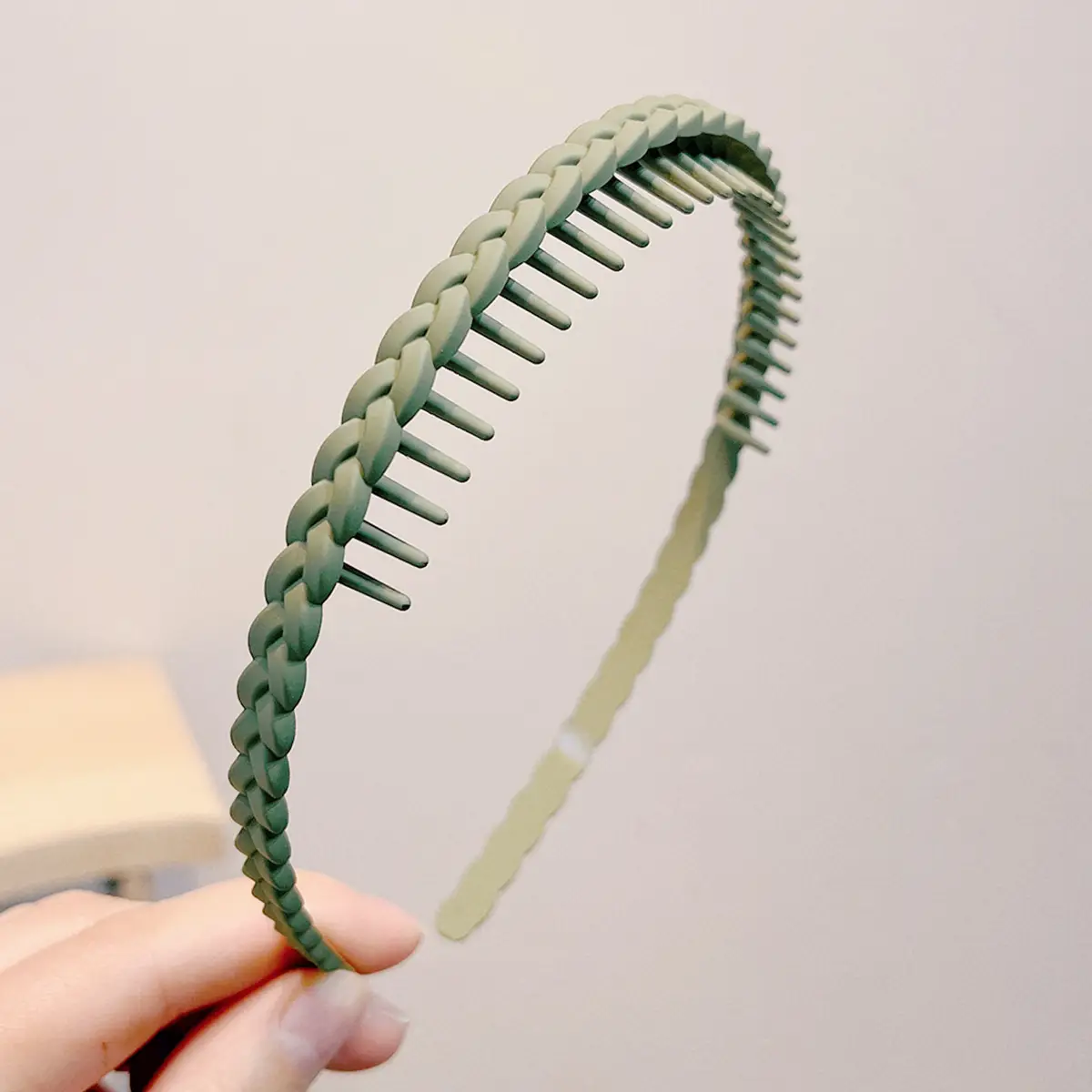 Color Frosted Toothed Hairbands for Women - Image 5
