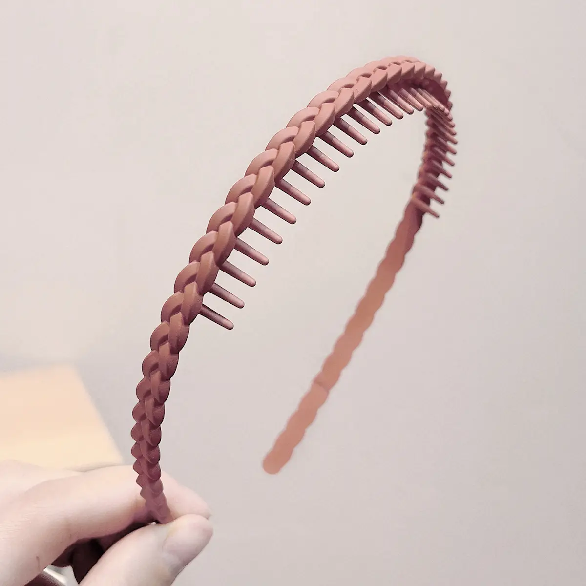 Color Frosted Toothed Hairbands for Women - Image 6