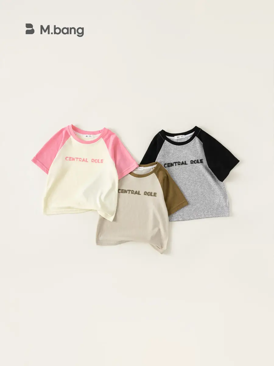 Kids Cotton T-Shirt Pink Yellow Central Role - Image 5