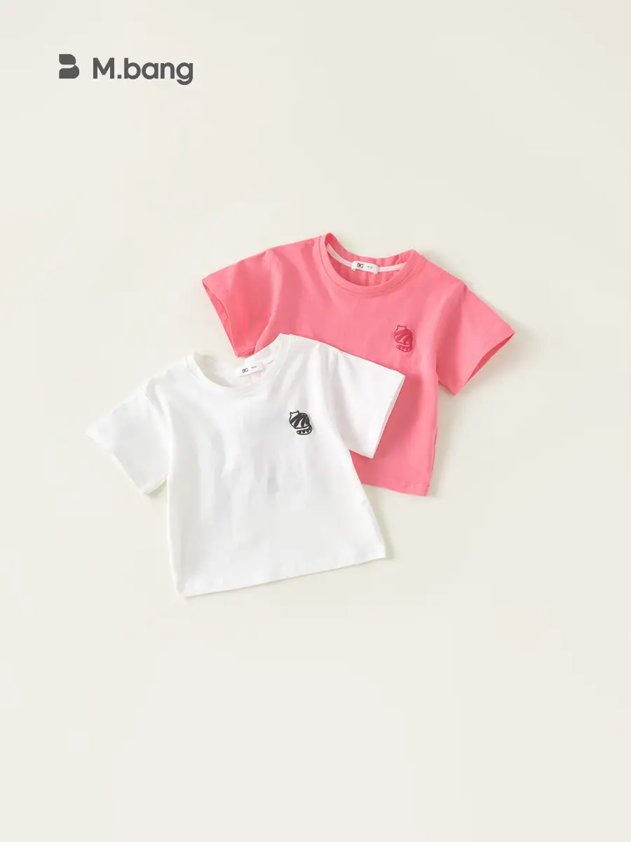 Kids Cotton T-Shirt Pink Yellow Central Role - Image 6