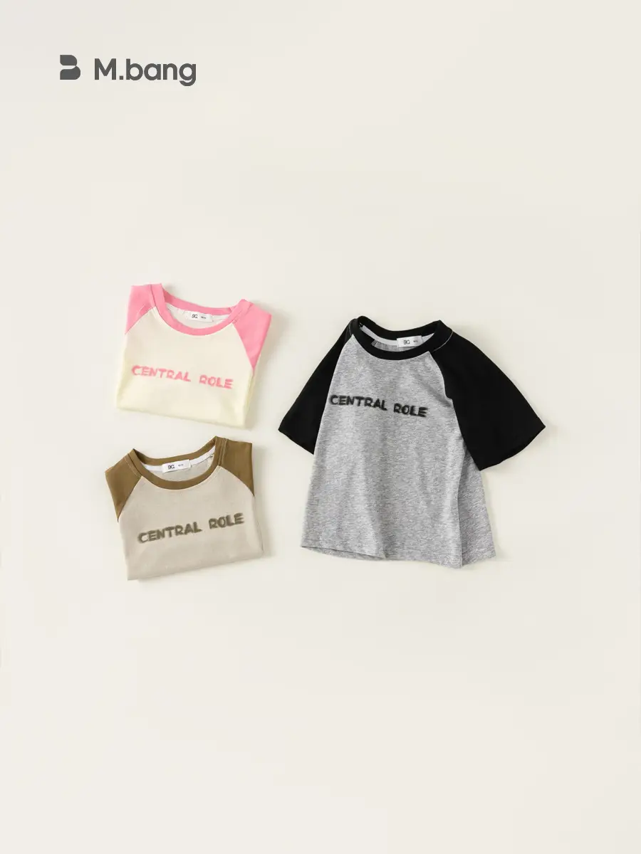 Kids Cotton T-Shirt Pink Yellow Central Role - Image 7