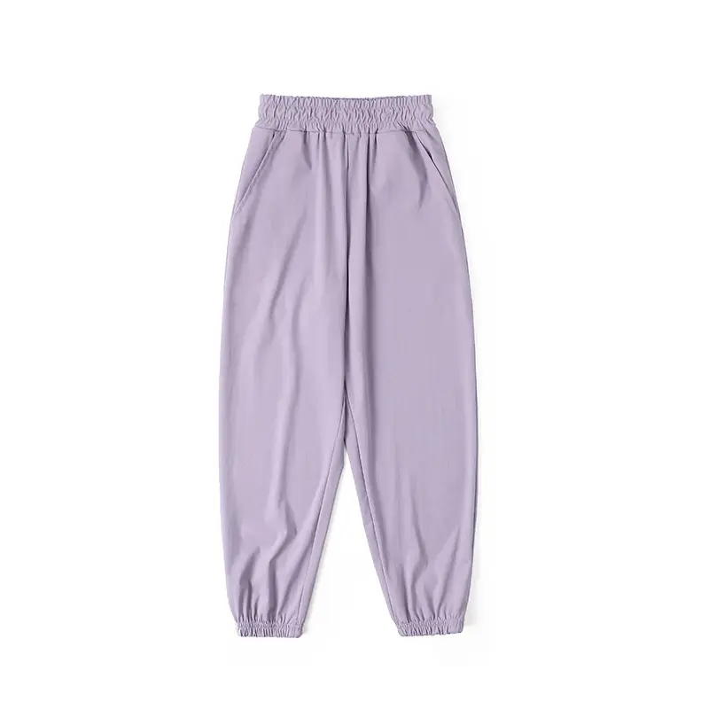 Summer Korean Style Gray Trousers for Girls - Image 14