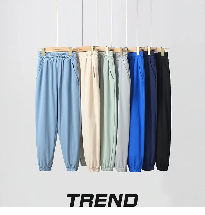Summer Korean Style Gray Trousers for Girls — feature 35