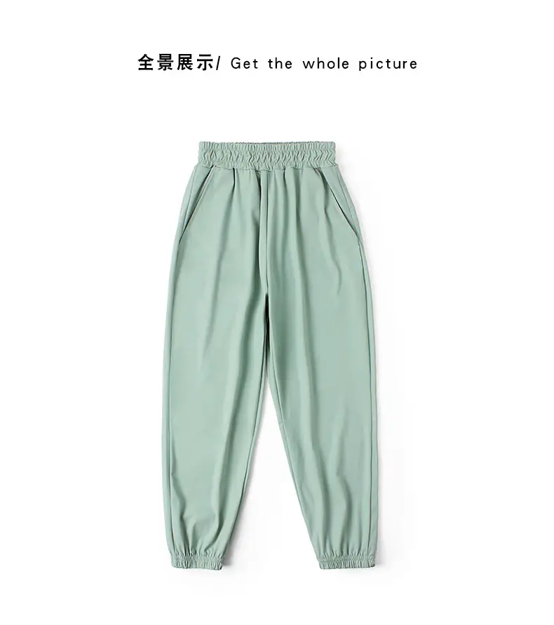 Summer Korean Style Gray Trousers for Girls — feature 38
