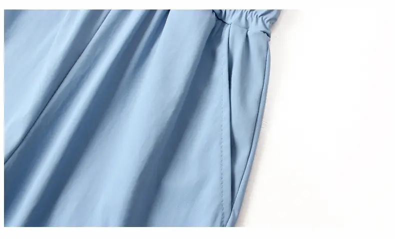 Summer Korean Style Gray Trousers for Girls — feature 48
