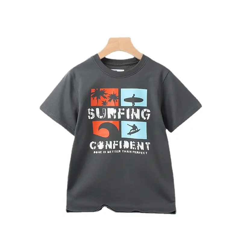Kids Cotton Sports Shorts Set Summer Korean Style