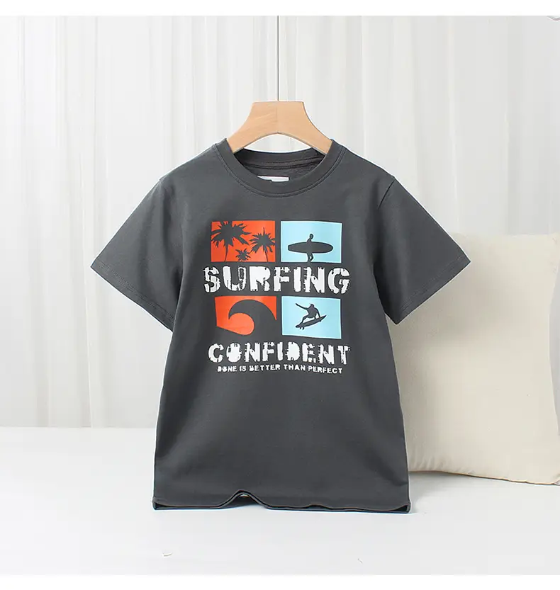 Kids Cotton Sports Shorts Set Summer Korean Style — feature 38