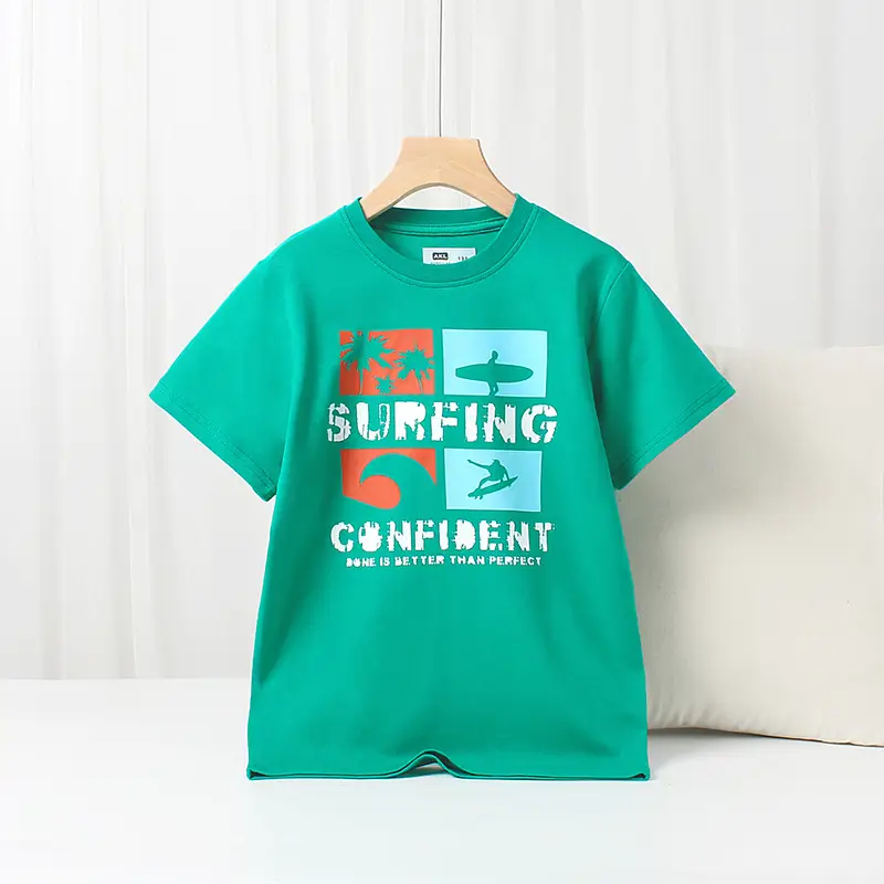 Kids Cotton Sports Shorts Set Summer Korean Style