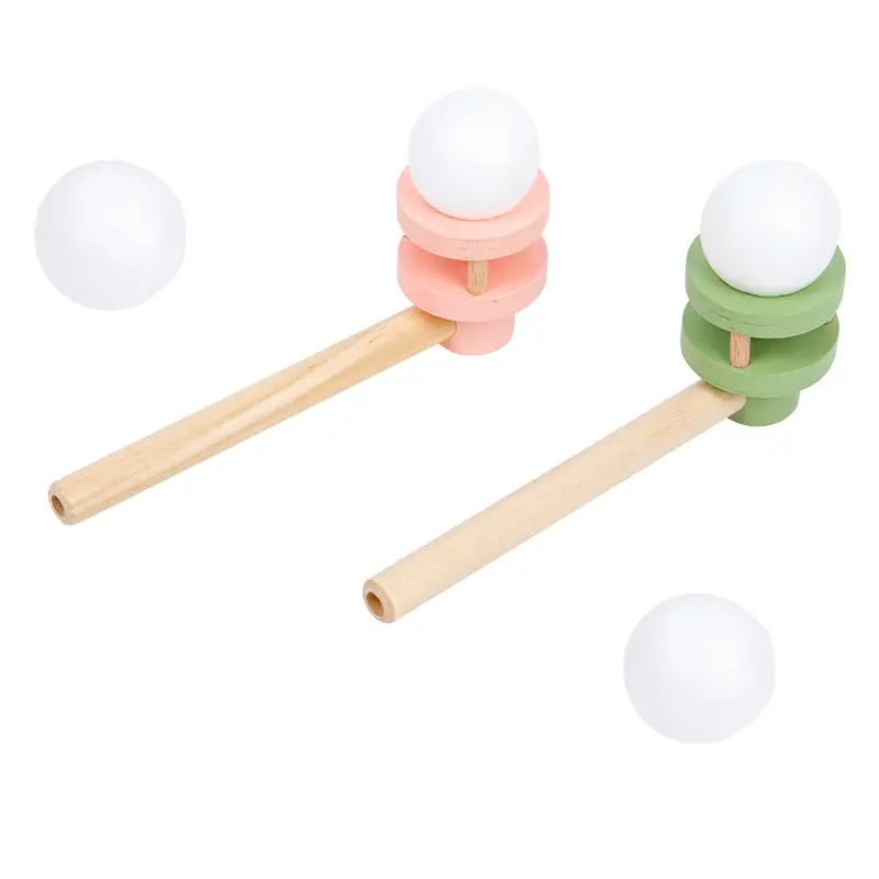 Wooden Blow Ball Magic Toy for Kids 80s Classic - Image 17