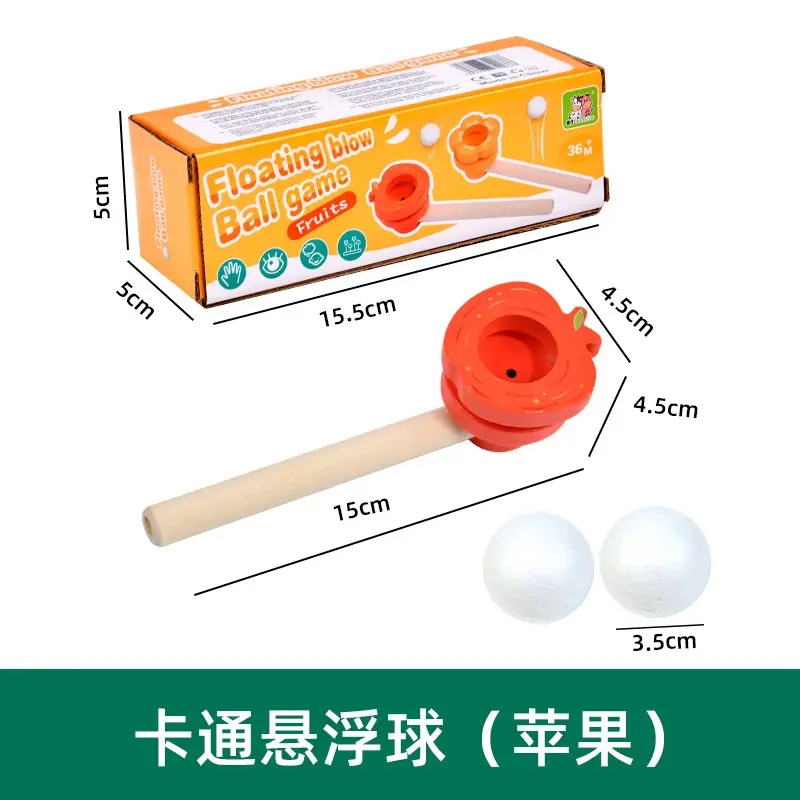 Wooden Blow Ball Magic Toy for Kids 80s Classic - Image 10
