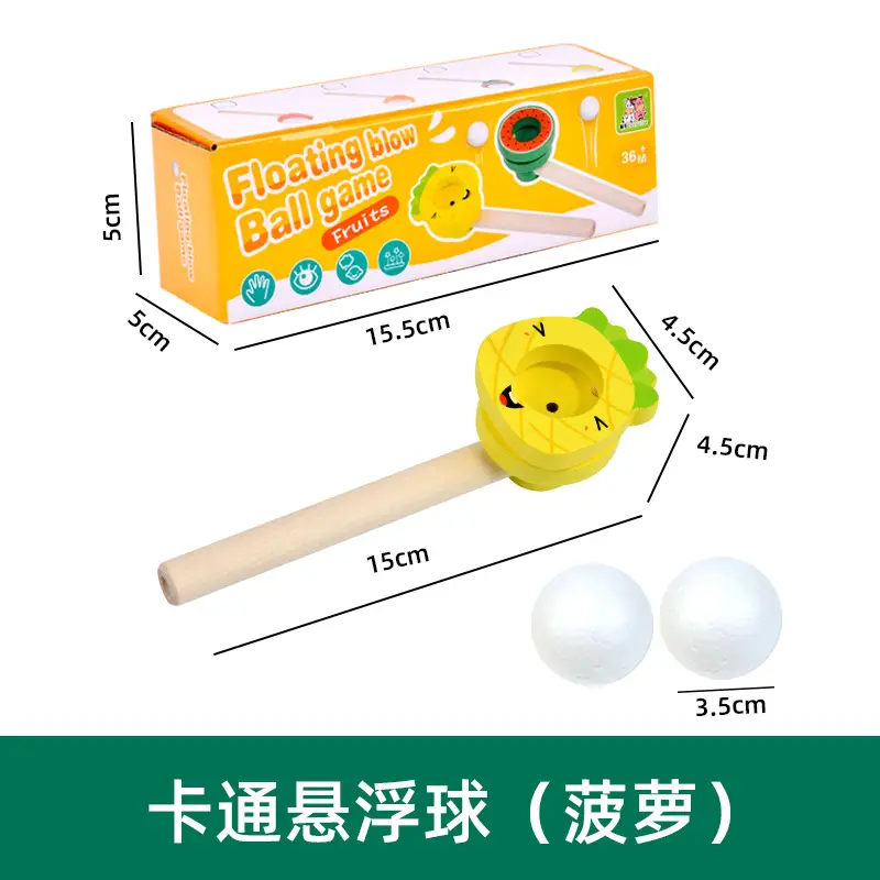 Wooden Blow Ball Magic Toy for Kids 80s Classic - Image 5