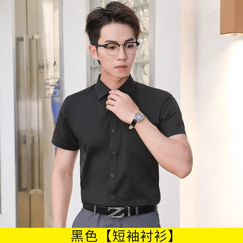 White Long Sleeve Business Shirt for Men Women - Image 12