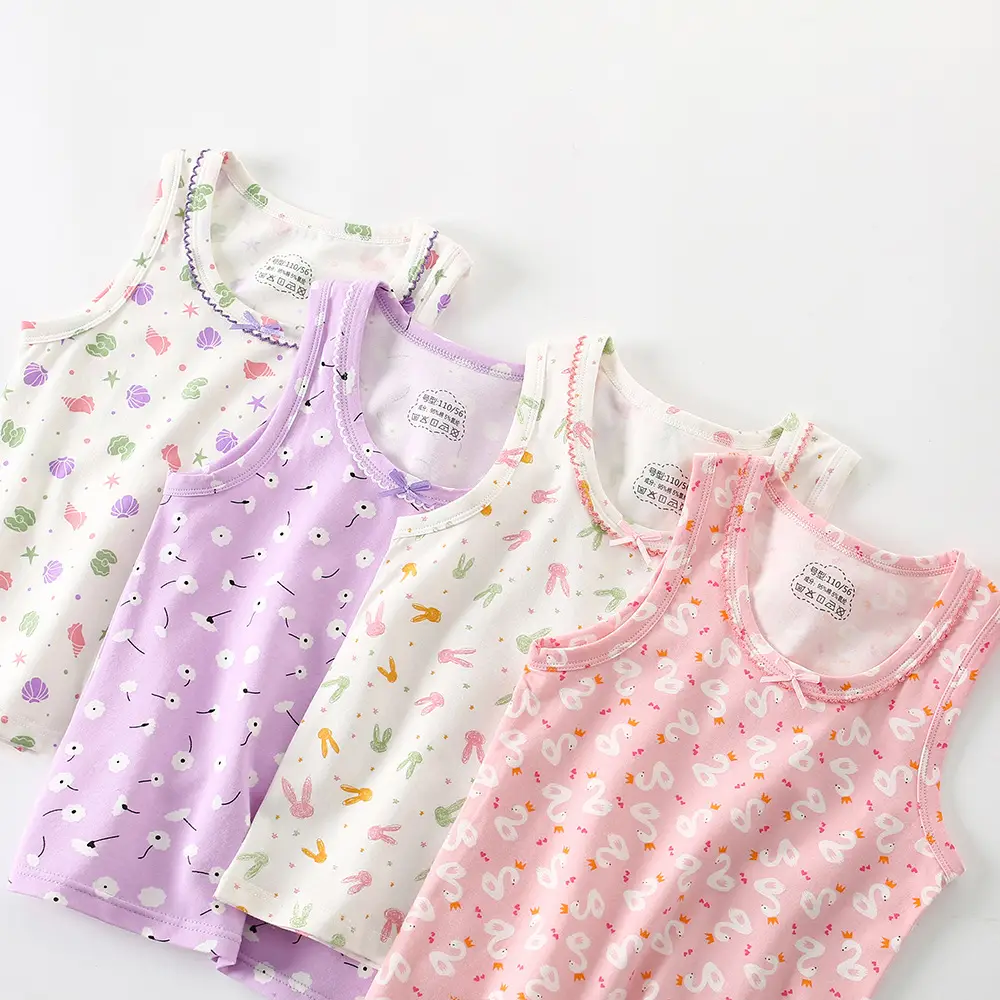 Summer Cotton Baby Vests Korean Style Class A