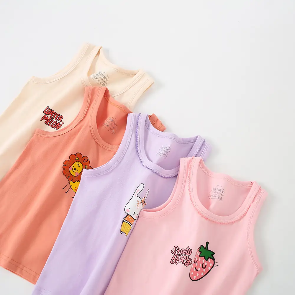 Summer Cotton Baby Vests Korean Style Class A