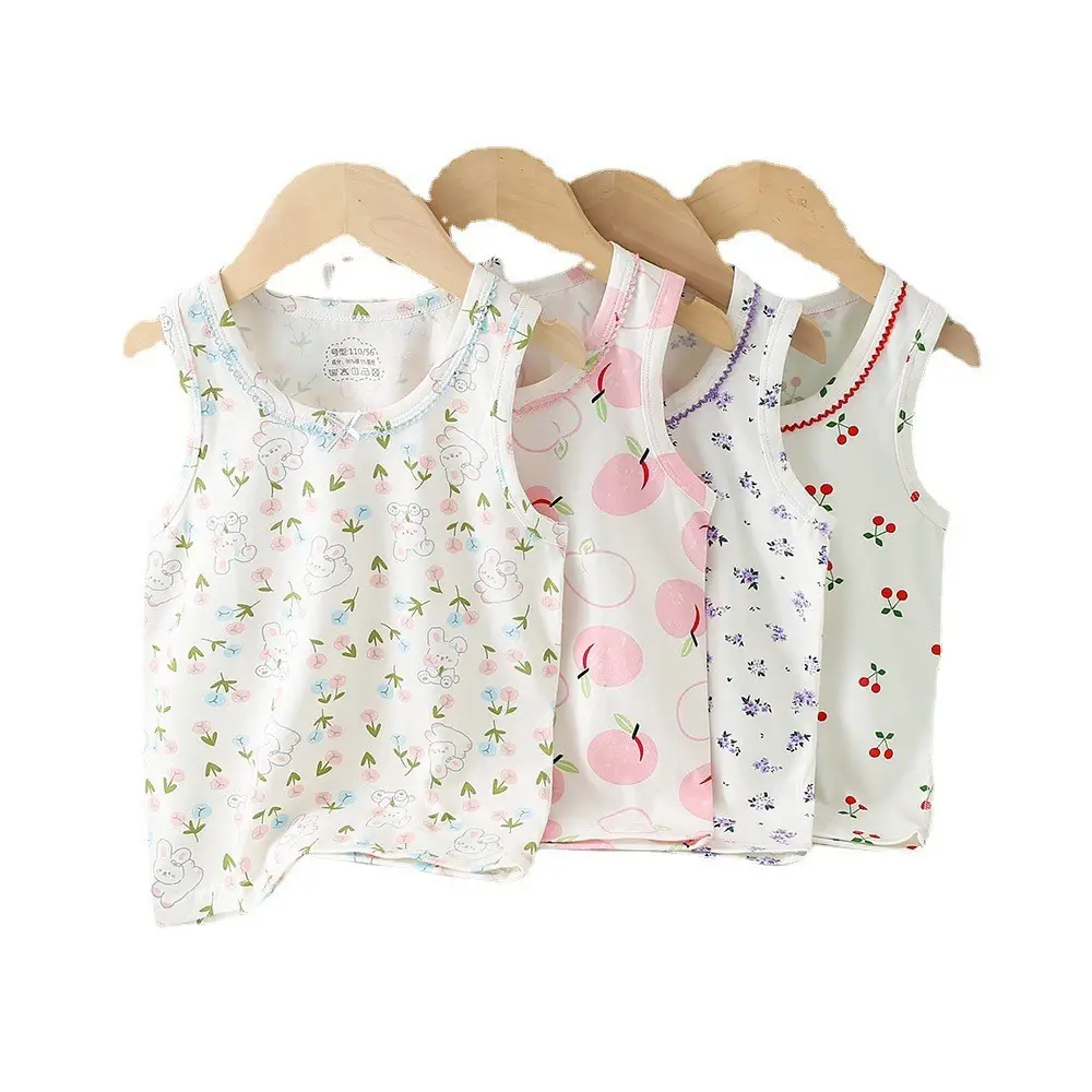 Summer Cotton Baby Vests Korean Style Class A