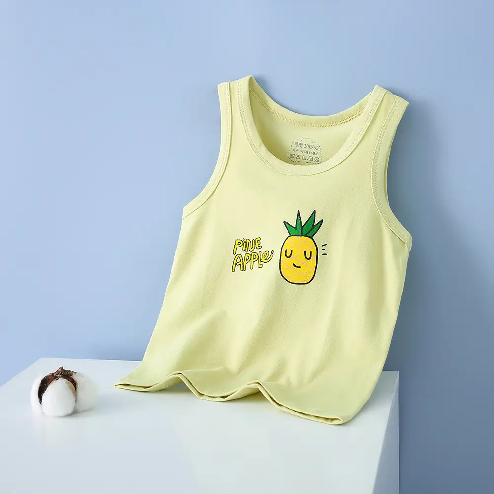 Summer Cotton Baby Vests Korean Style Class A