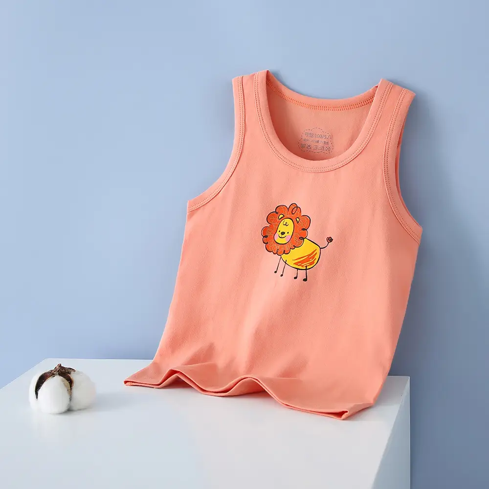 Summer Cotton Baby Vests Korean Style Class A
