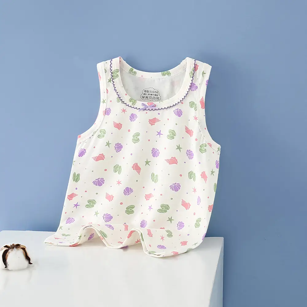 Summer Cotton Baby Vests Korean Style Class A