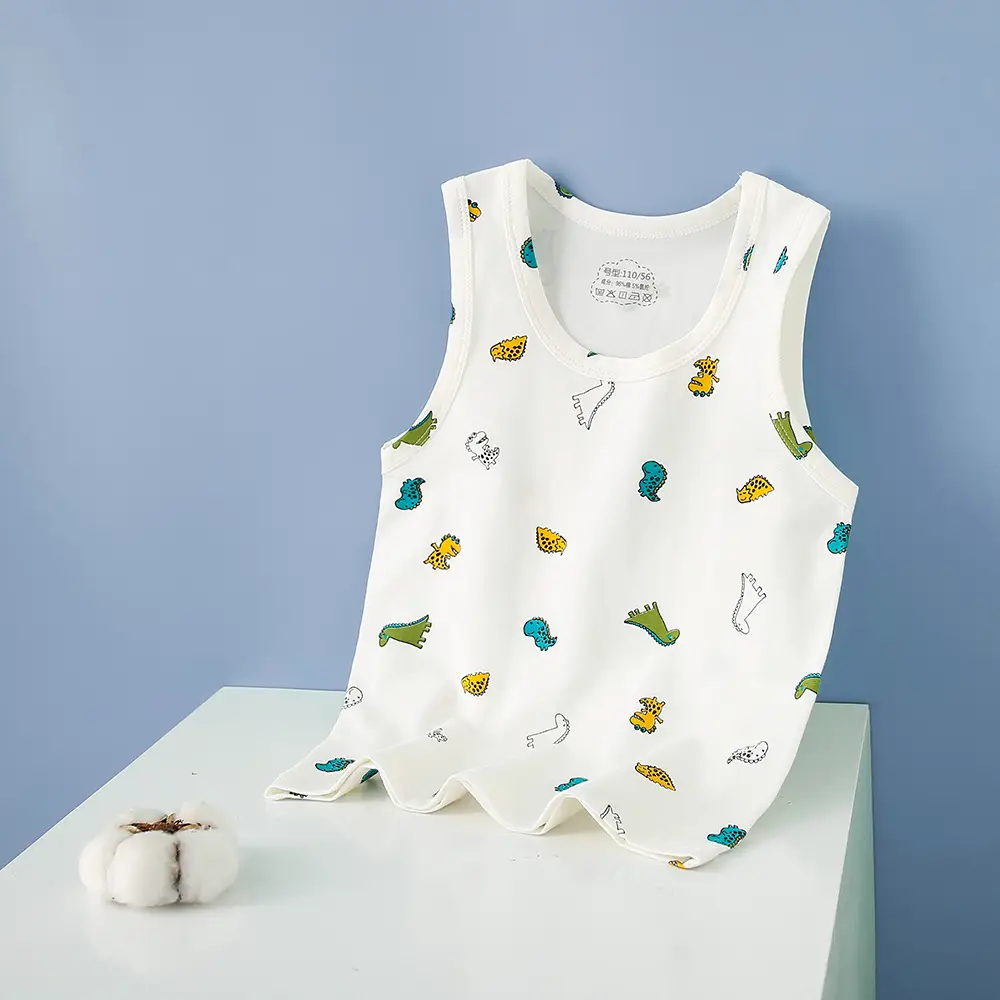 Summer Cotton Baby Vests Korean Style Class A