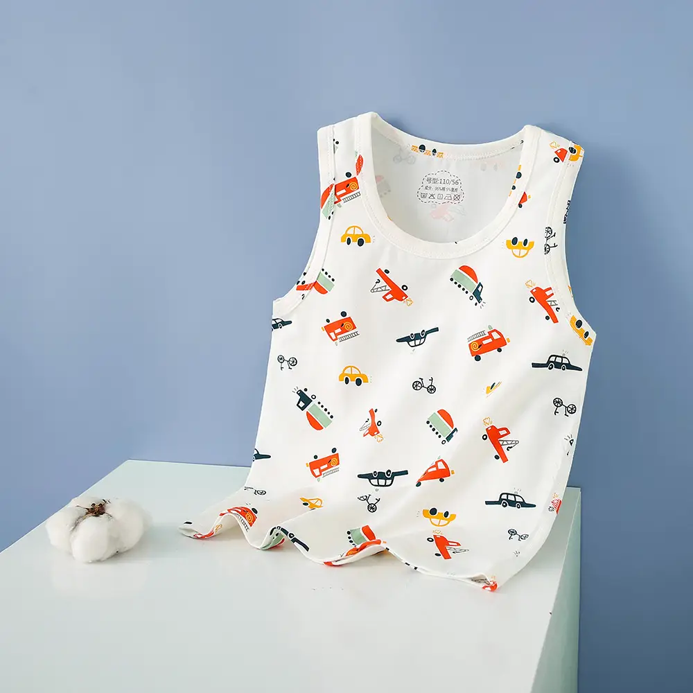 Summer Cotton Baby Vests Korean Style Class A