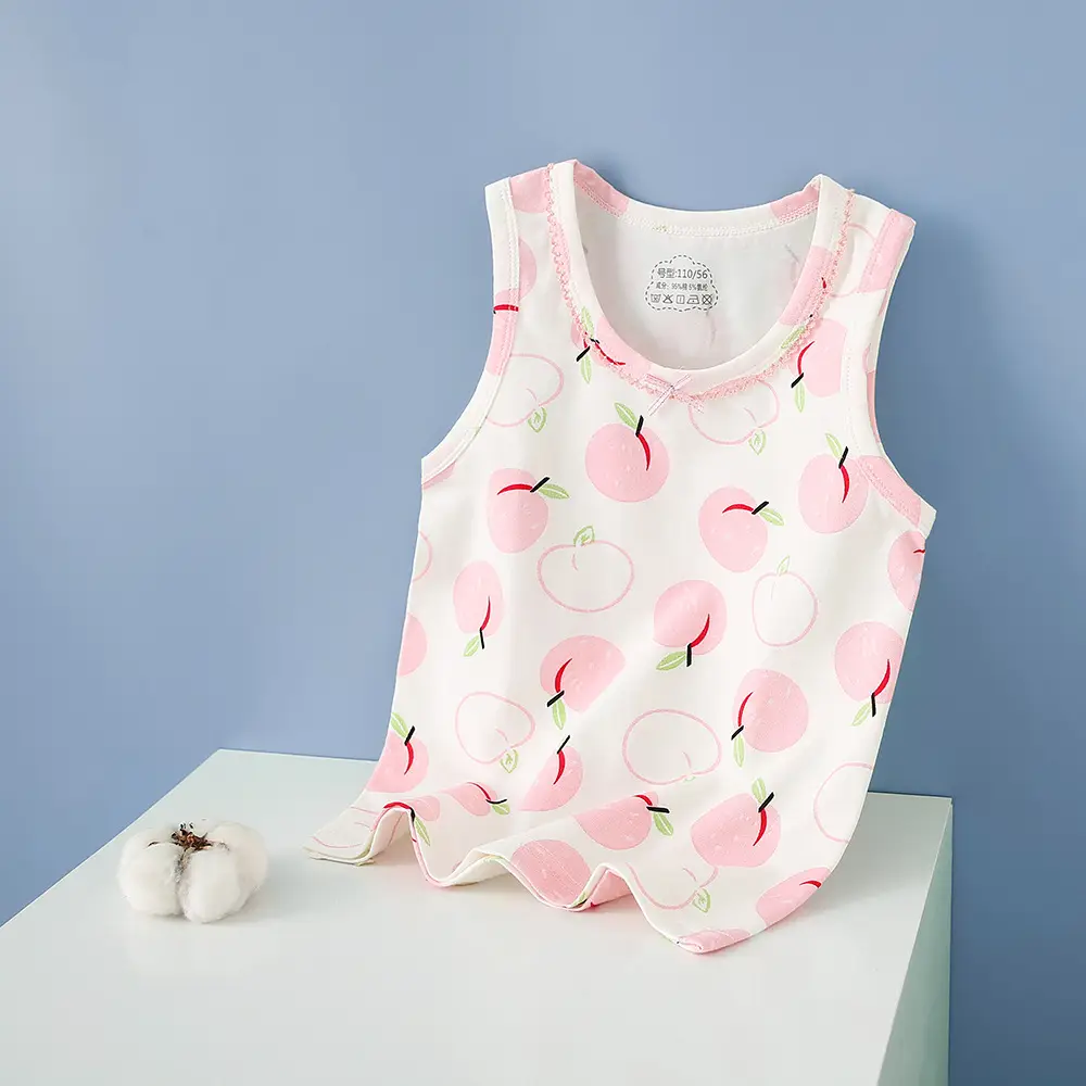 Summer Cotton Baby Vests Korean Style Class A