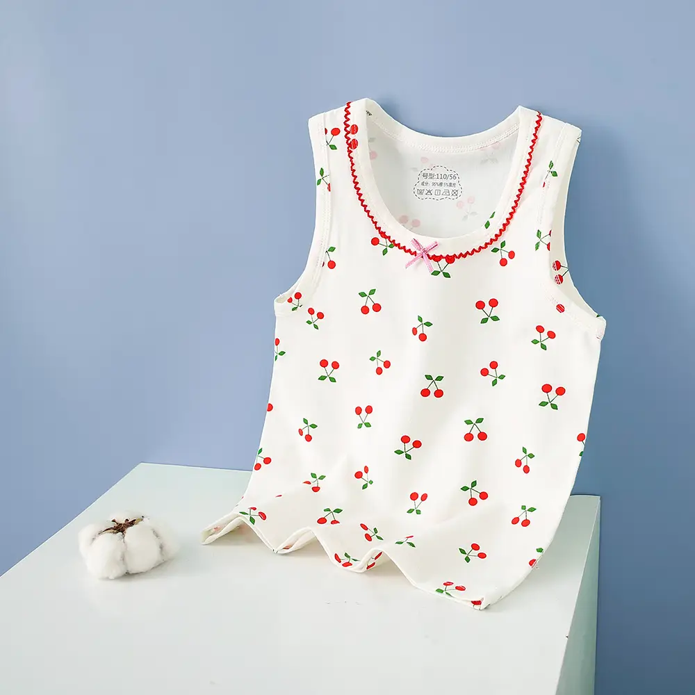 Summer Cotton Baby Vests Korean Style Class A