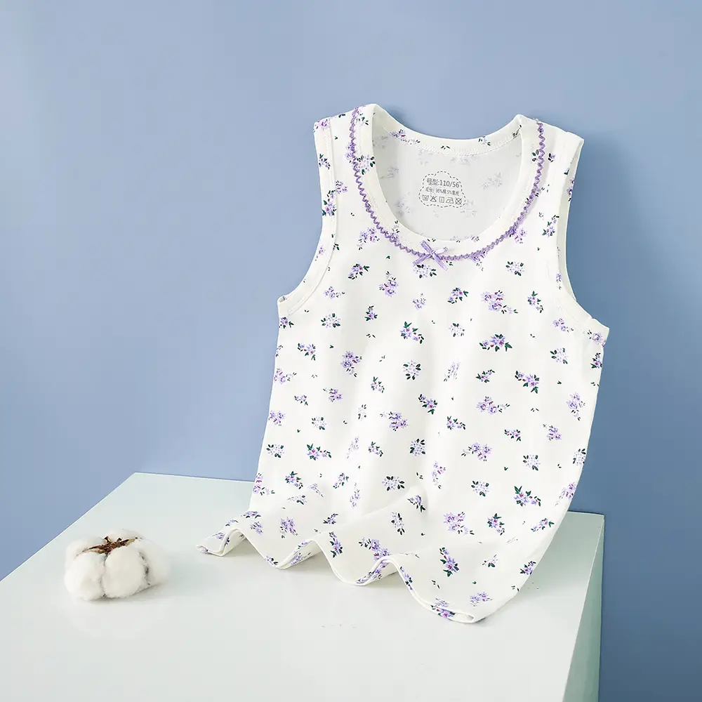 Summer Cotton Baby Vests Korean Style Class A