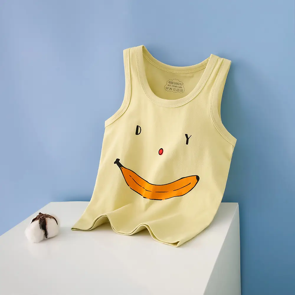 Summer Cotton Baby Vests Korean Style Class A
