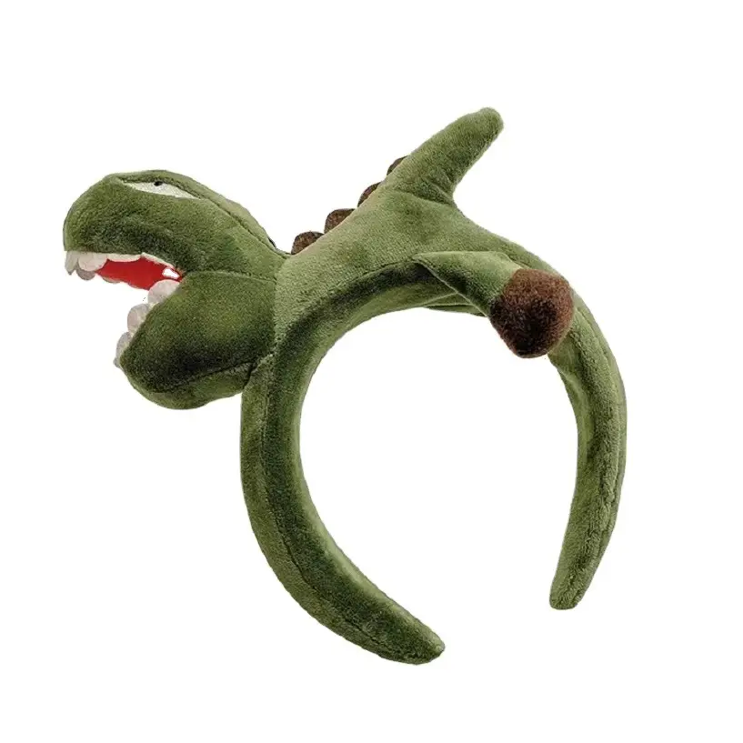 Dinosaur Hair Band for Women Cute Cartoon Face Wash