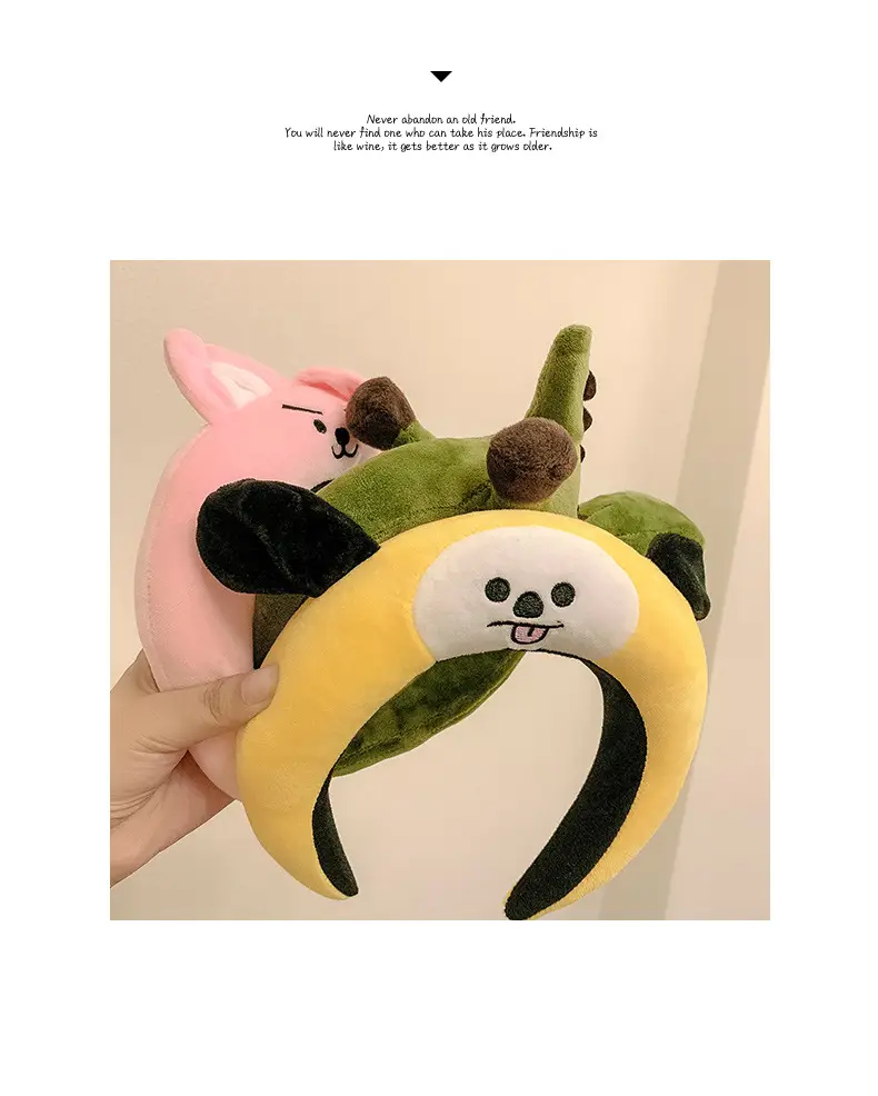 Dinosaur Hair Band for Women Cute Cartoon Face Wash — feature 6