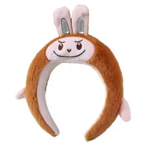 Dinosaur Hair Band for Women Cute Cartoon Face Wash