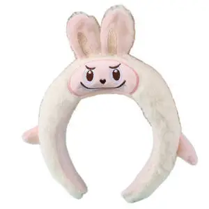 Dinosaur Hair Band for Women Cute Cartoon Face Wash
