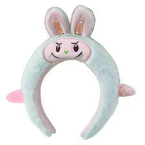 Dinosaur Hair Band for Women Cute Cartoon Face Wash