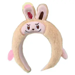 Dinosaur Hair Band for Women Cute Cartoon Face Wash