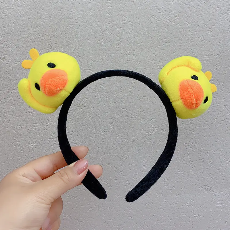 Dinosaur Hair Band for Women Cute Cartoon Face Wash