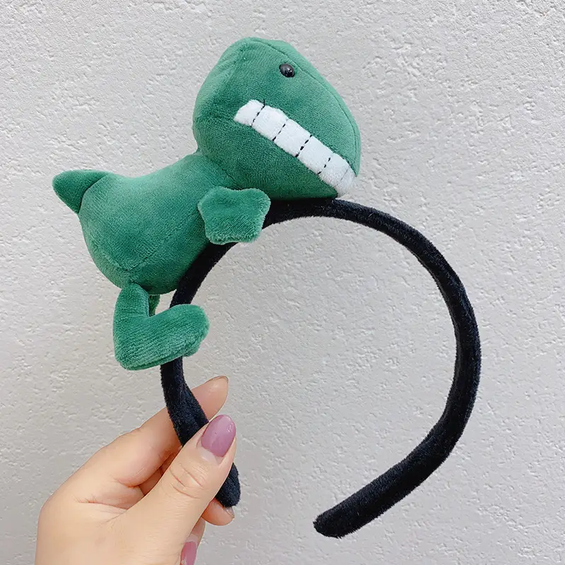 Dinosaur Hair Band for Women Cute Cartoon Face Wash