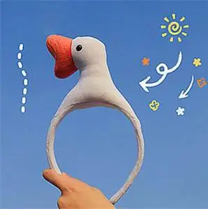 Dinosaur Hair Band for Women Cute Cartoon Face Wash