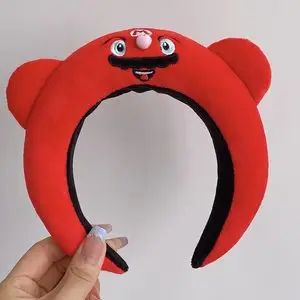 Dinosaur Hair Band for Women Cute Cartoon Face Wash