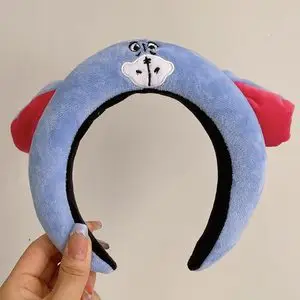 Dinosaur Hair Band for Women Cute Cartoon Face Wash