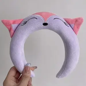 Dinosaur Hair Band for Women Cute Cartoon Face Wash