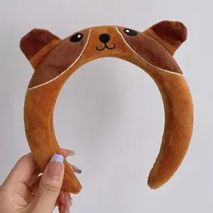 Dinosaur Hair Band for Women Cute Cartoon Face Wash