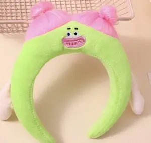 Dinosaur Hair Band for Women Cute Cartoon Face Wash